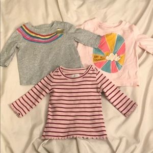 Lot of Baby Girls Shirts- Gymboree